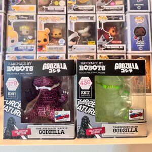 HMBR Translucent Green 439 + Pink & Black Crackle Godzilla 379 BUNDLE NYCC 2025
